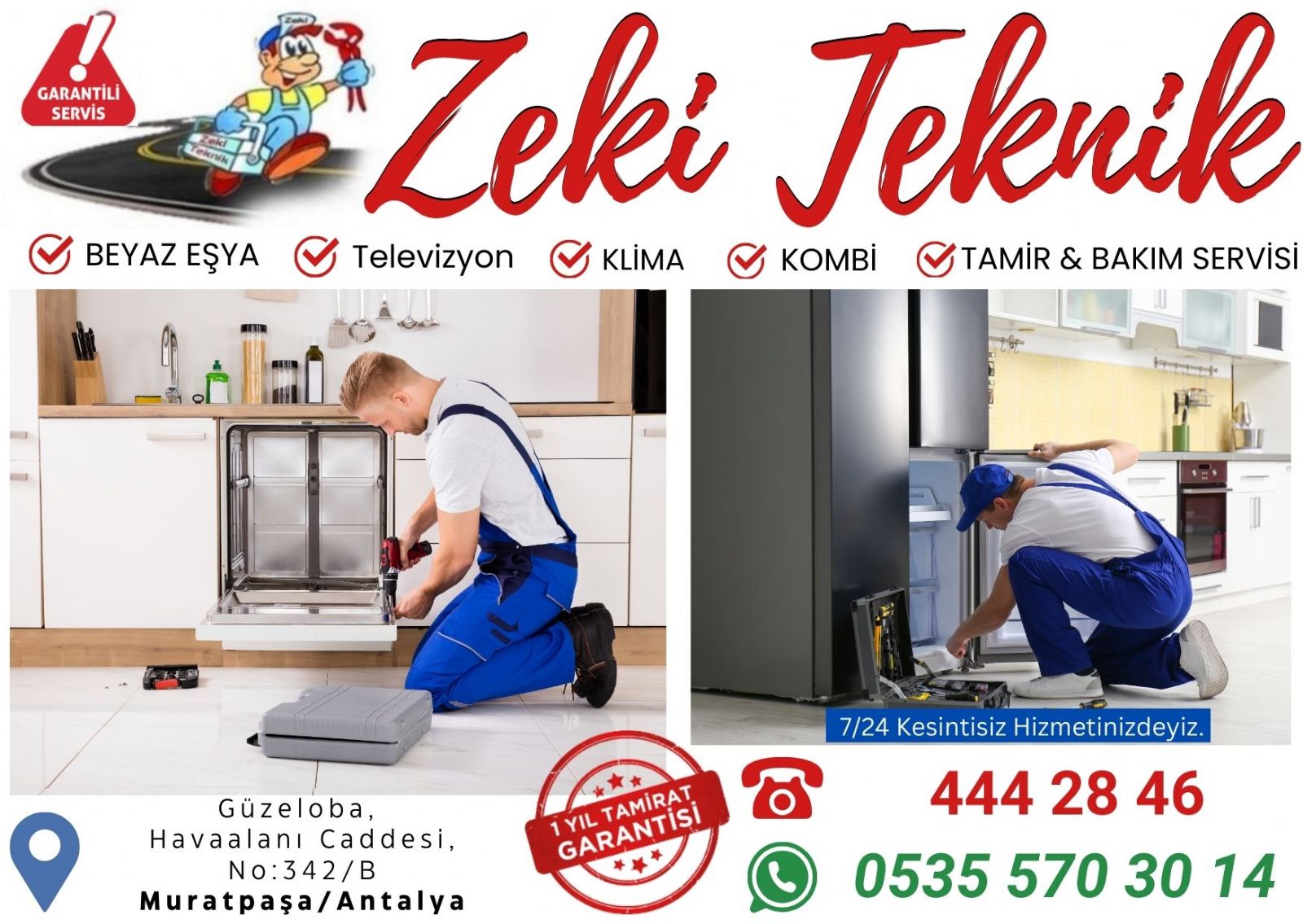 Güzeloba Beko Servisi
